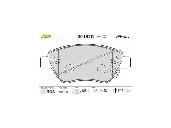 Plaquettes Valeo 301825