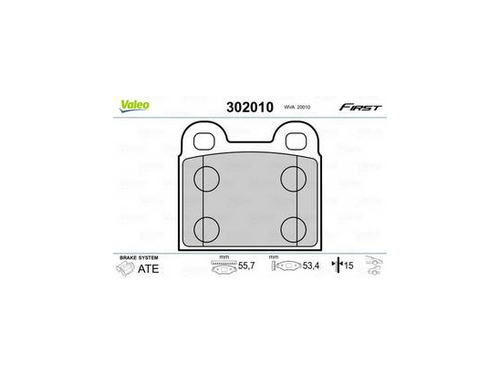 Plaquettes Valeo 302010