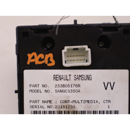 Commande autoradio occasion RENAULT SCENIC III Phase 3 - 1.2i 132ch