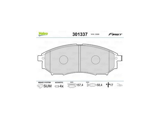 Plaquettes Valeo 301337