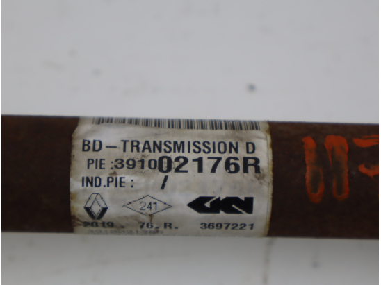 Transmission avant droite occasion RENAULT MASTER III Phase 2 - 2.3 DCI 130ch