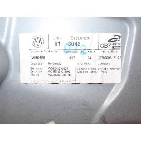 MECANISME LEVE-GLACE ARG