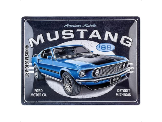PLAQUE FORD MUSTANG 1969...