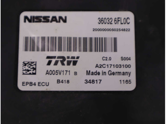 BOITIER DE FREIN A MAIN ELECTRIQUE