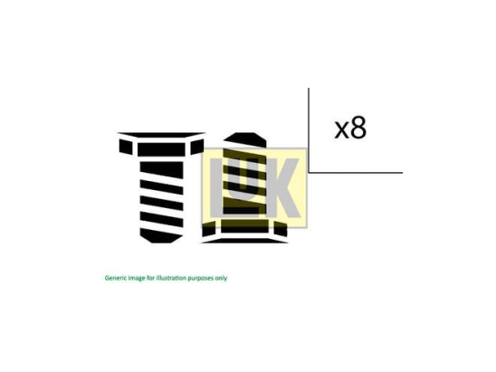 Divers embrayage LUK 411015910