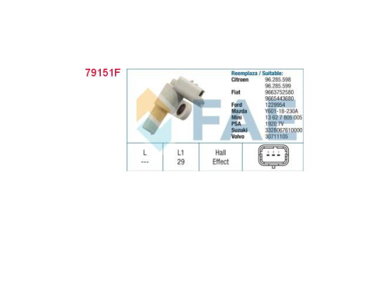 Capteur EFI-FAE 79151F