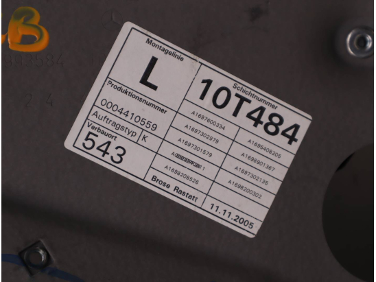 MECANISME+MOTEUR LEVE-GLACE ARG