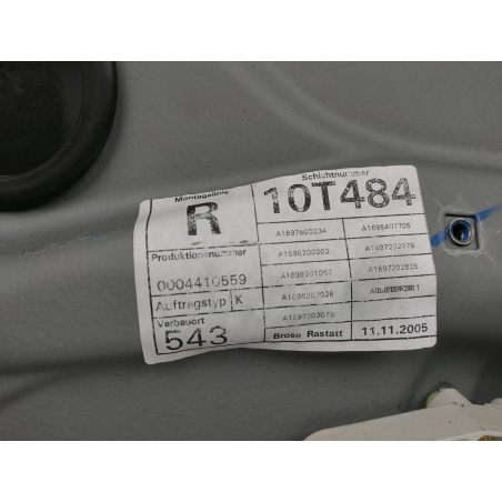 MECANISME+MOTEUR LEVE-GLACE AVD