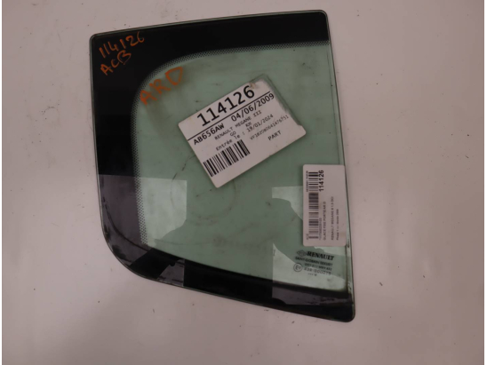 Vitre fixe porte arrière droite occasion RENAULT MEGANE III Phase 1 - 1.5 DCI 105ch