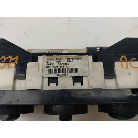 COMMANDE DE CHAUFFAGE