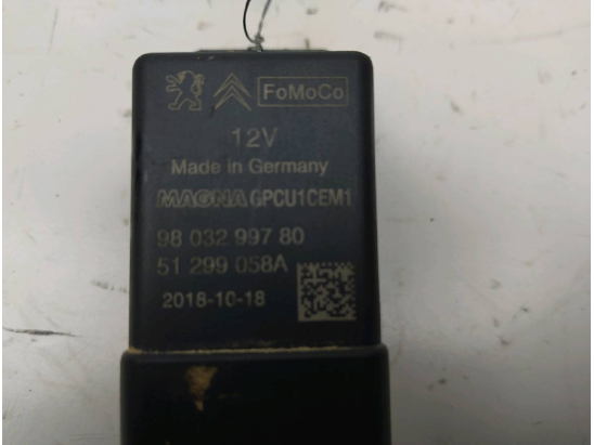 BOITIER DE PRECHAUFFAGE