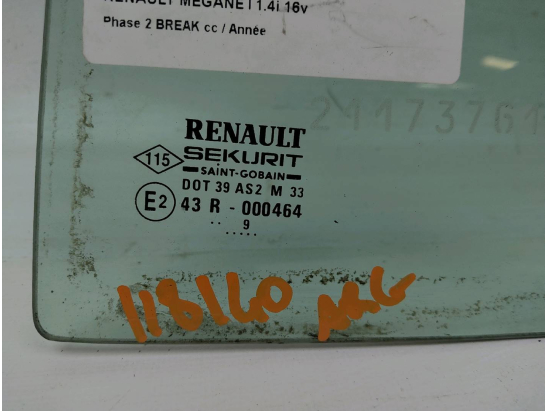 GLACE FIXE PORTE AR G