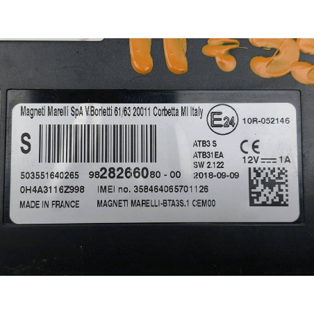 Module bluetooth occasion CITROEN C4 SPACETOURER Phase 1 - 1.5 BlueHDi 130ch