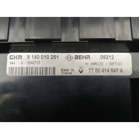 COMMANDE DE CHAUFFAGE