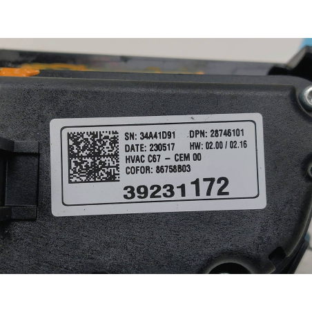 COMMANDE DE CHAUFFAGE