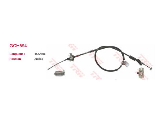 Cable frein TRW GCH594