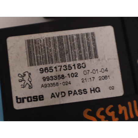 MECANISME+MOTEUR LEVE-GLACE AVD