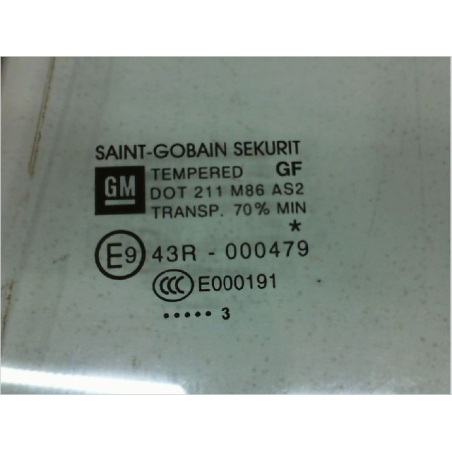 GLACE FIXE PORTE AR G