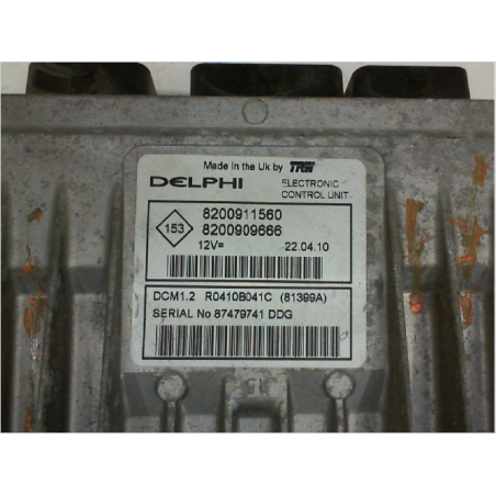 Calculateur moteur occasion RENAULT MODUS Phase 2 - 1.5 DCI 70ch