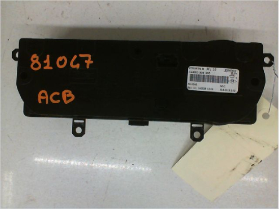 COMMANDE DE CHAUFFAGE