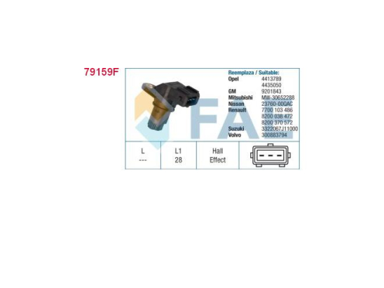 Capteur EFI-FAE 79159F