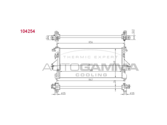 Radiat. Refroid. VERTAT 104254