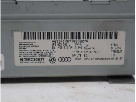 Module de navigation occasion AUDI A6 ALLROAD III phase 2 - 3.0 V6 Tdi 239ch