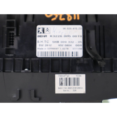 COMMANDE DE CHAUFFAGE