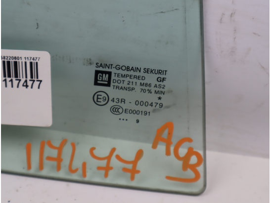 GLACE FIXE PORTE AR G