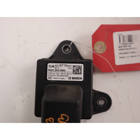 BOITIER DE PRECHAUFFAGE