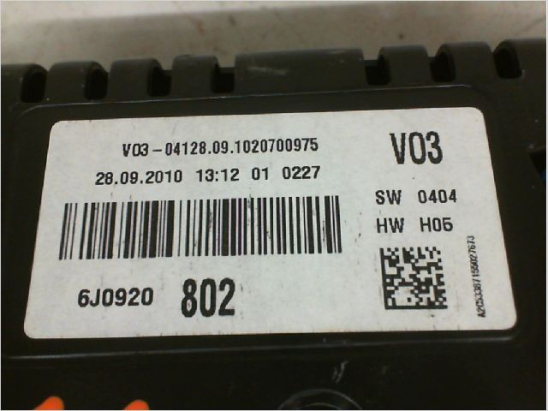 Bloc compteurs occasion SEAT IBIZA IV Phase 1 - 1.4i 16v