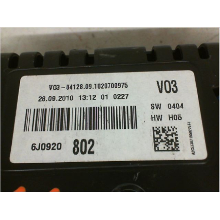 Bloc compteurs occasion SEAT IBIZA IV Phase 1 - 1.4i 16v