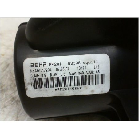 VENTILATEUR DE CHAUFFAGE