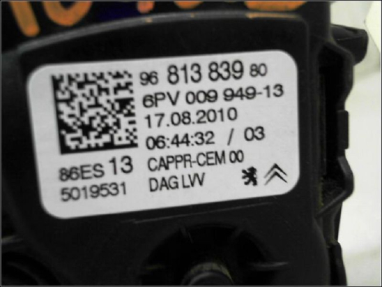 POTENTIOMETRE ACCELERATEUR