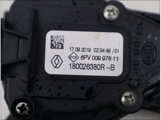 POTENTIOMETRE ACCELERATEUR