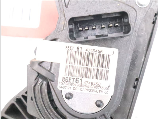 POTENTIOMETRE ACCELERATEUR