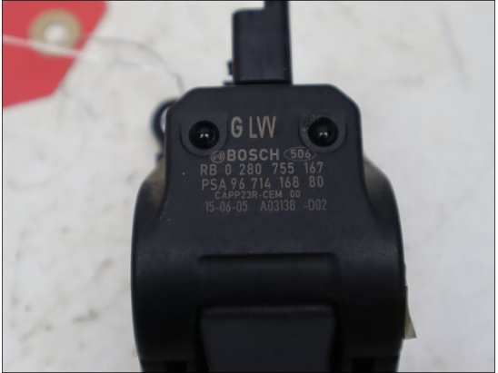 POTENTIOMETRE ACCELERATEUR