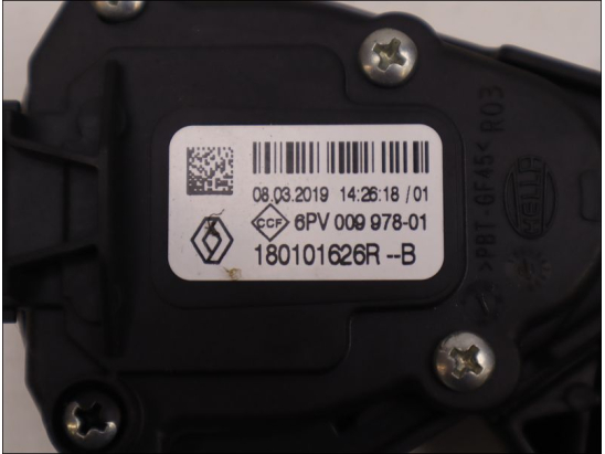 POTENTIOMETRE ACCELERATEUR