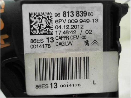 POTENTIOMETRE ACCELERATEUR