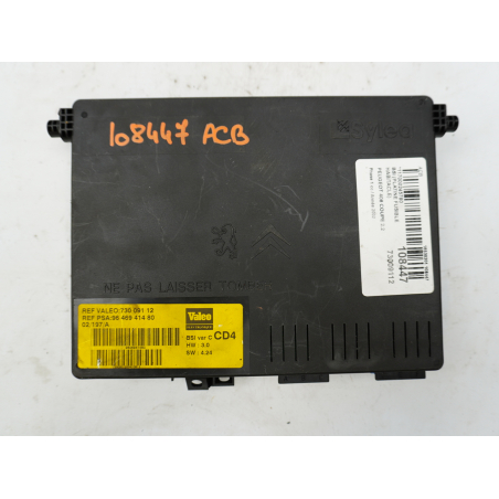 Platine fusible habitacle (BSI) occasion PEUGEOT 406 COUPE Phase 1 - 2.2 HDI 133ch