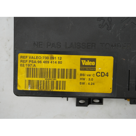 Platine fusible habitacle (BSI) occasion PEUGEOT 406 COUPE Phase 1 - 2.2 HDI 133ch