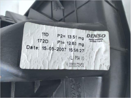 VENTILATEUR DE CHAUFFAGE