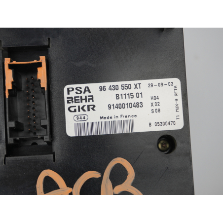 COMMANDE DE CHAUFFAGE