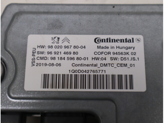 CALCULATEUR START/STOP