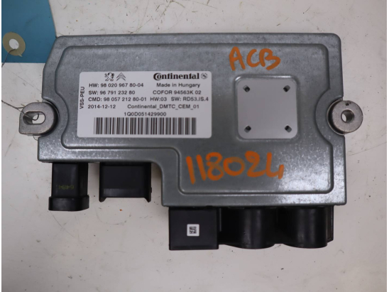 CALCULATEUR START/STOP