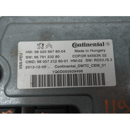 CALCULATEUR START/STOP