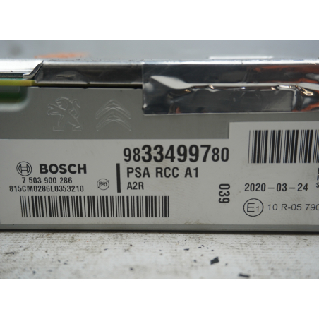 Autoradio occasion PEUGEOT 208 II Phase 1 - 1.2 75ch