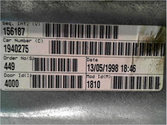 MECANISME+MOTEUR LEVE-GLACE AVD