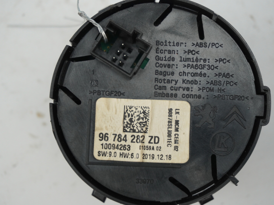 COMMANDE MODE DE CONDUITE