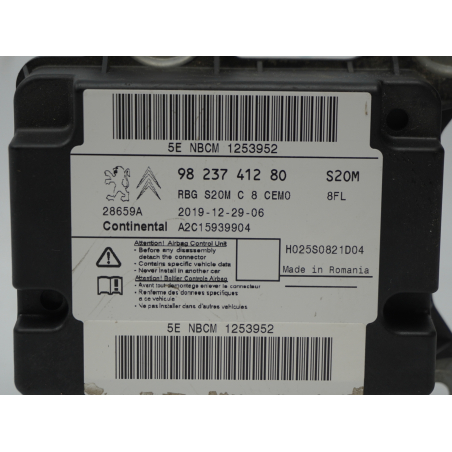 Boitier pyrotechnique occasion PEUGEOT PARTNER III Phase 1 - 1.5 BlueHDi 100ch